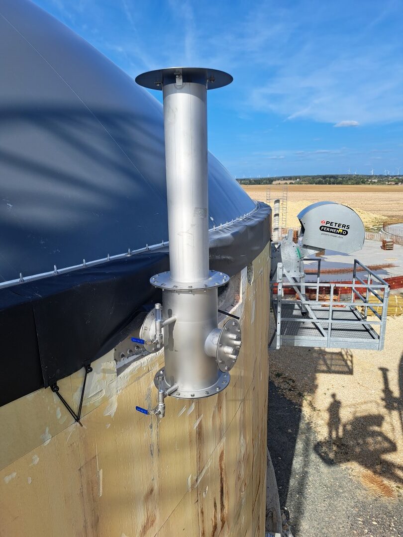 zabezpieczenie membrany – Biogazownia Biogaz Energy Poland Zabezpieczenie membrany biogazowni Biogaz Energy Poland